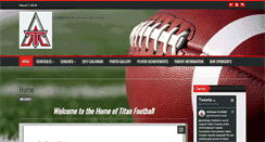 Desktop Screenshot of antelopetitanfootball.org