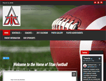 Tablet Screenshot of antelopetitanfootball.org